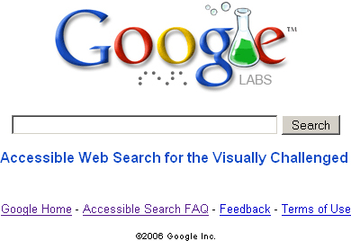 Google Accessible Search